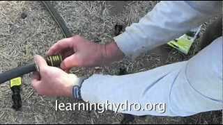 Assembling Quick Connect for garden hoses  -- only Melnor available