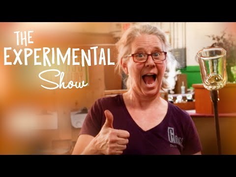 Glass Blowing: Bar Worthy Glass with Cool Cane Bottom! Experimental #69
