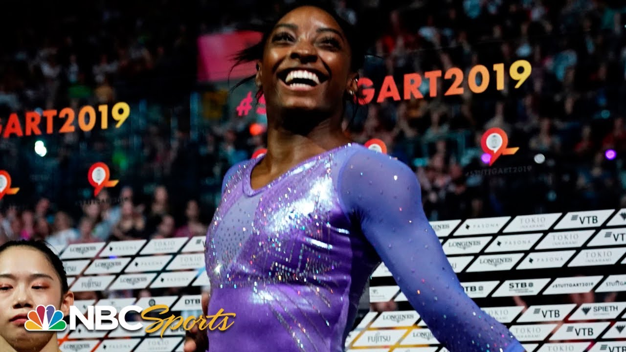 Simone Biles Becomes The Most Decorated Gymnast In World Championship  History : NPR