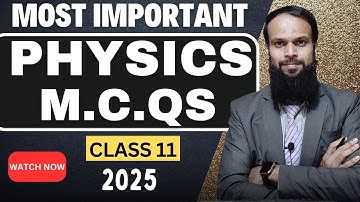 📌 Class 11 Physics | Most Important MCQs | Sindh Board Exam 2025 📌