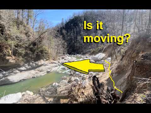 This flood was so big that it cracked a mountain