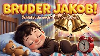 Brother Jacob – Are you still asleep? | Repeated 3 times | Children's song with lyrics 🔔 Brother Jacob – Are you still asleep? | Repeated 3 times | Children's song with lyrics 🔔