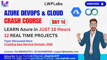 #azure #devops  | DAY 14 | Creating App Service Domain | DNS