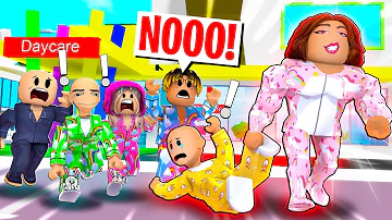 DAYCARE CRAZY SLEEPOVER |Roblox funny moments | Brookhaven 🏡RP