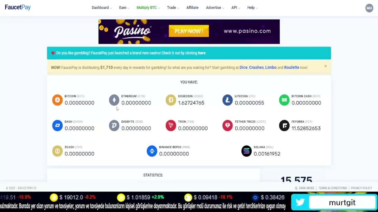 MR Mining ile Tron Dogecoin Litecoin ve Bitcoin Kazanın I Faucetpay Ödemeli  - YouTube