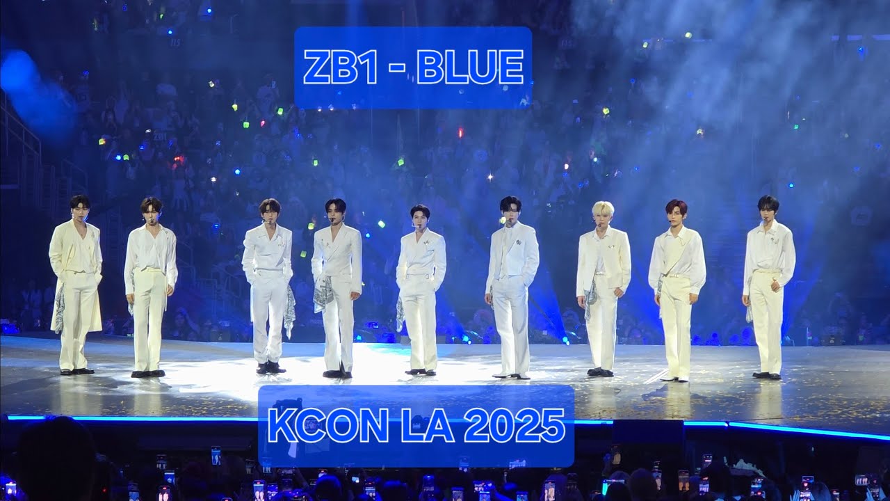 [4k] Zerobaseone - Blue (KCON LA fancam) 250801