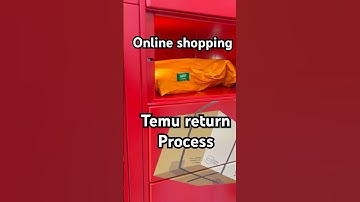 Temu Online return Process Redbox 🇸🇦#onlineshopping #temu #alghat #travel