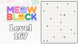 Meowblock Level 167 walkthrough solution