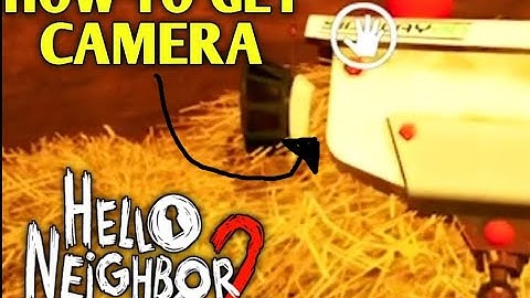 Hello Neighbor 2 act 1 how to get the camera and its monitor #Shorts