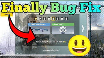 Bug Fix: Use Purifier & Kill 5 enemy in MP Match Call of duty mobile