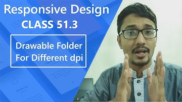 Android Responsive Design | Class 51.3  Separate Drawable Folder For Different Screen dpi