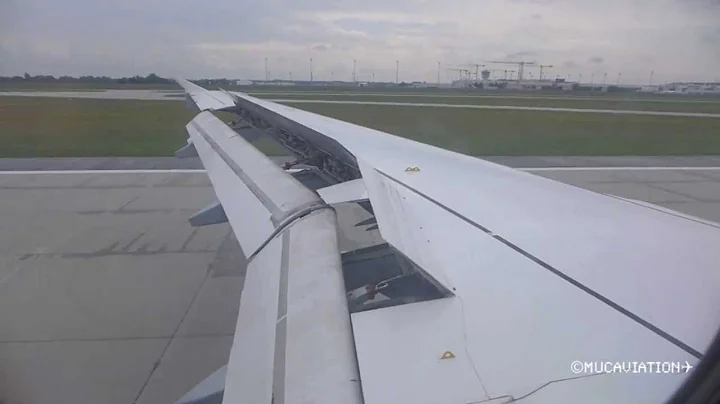 Lufthansa Airbus A320-200 Afternoon Landing at Munich Airport [FULL HD]