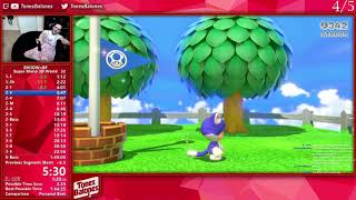 Super Mario 3D World Any% Speedrun in 1:48:44