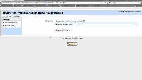 Using Moodle Series: Complete an Assignment