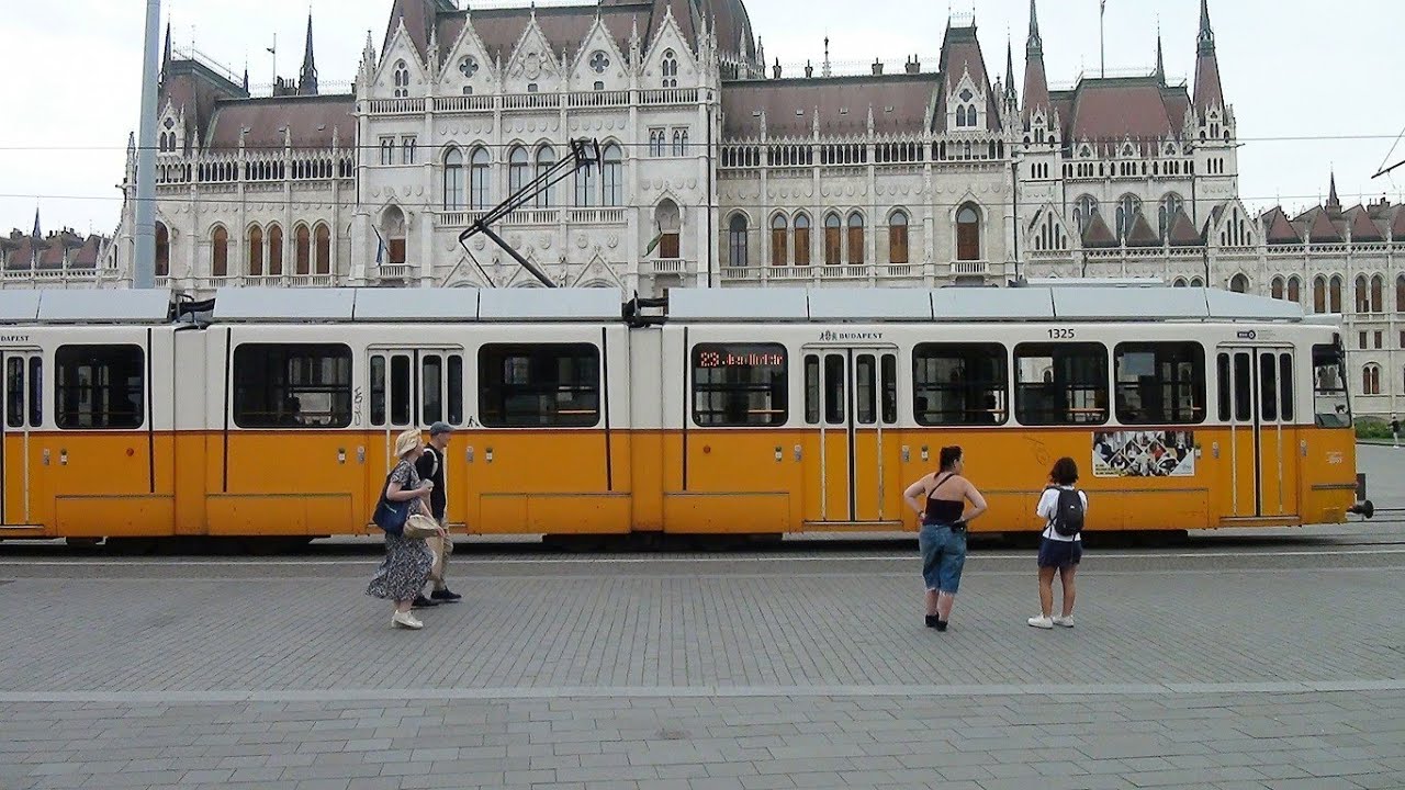 Budapest, Hungary Tram Scenes - 2025