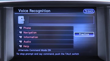 2016 Infiniti QX70 - Voice Prompt Interrupt (if so equipped)