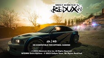 NFS Most Wanted REDUX V3  Vs Taz  Part 1