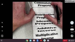 Number Properties - Commutative Associative Distributive Identity - Foldable Notes