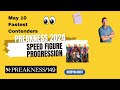 Preakness 2024 top speed figures