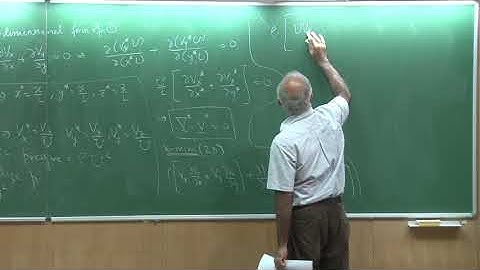 Lecture19_PartB:Similitude & Modeling-Non Dimensional Eqns(Fluid Mech & Rate Procs by Sanjay Mittal)