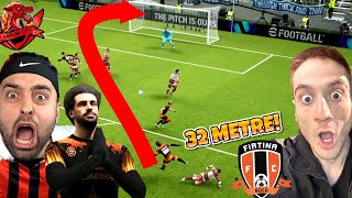 CEZA SAHASI DIŞINDAN GOL ATMA CHALLENGE ! 32 METRE SALAH PLASE GOL 😱 ÜMİDİ VS EMJAN ELPESİCO 24