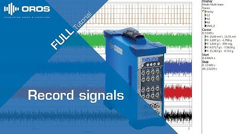 Record signals - Full tutorial