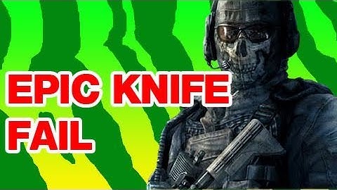 EPIC Commando Knife Fail | Call of Duty Modern Warfare 2