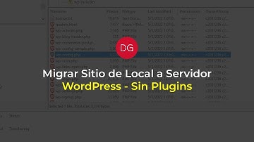 Migrar Sitio de Local a Servidor - WordPress - Sin Plugins