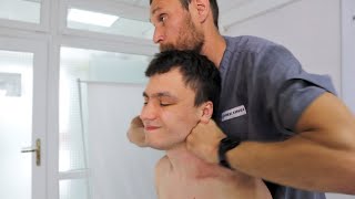 "This is real bone-setting" | ASMR chiropractic adjustments by Roman