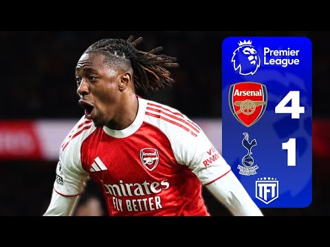 Arsenal HUMILIATE Spurs Eze Hattrick MASTERCLASS Arsenal 4 1 Tottenham Highlights