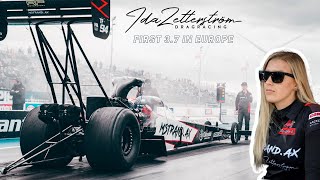 Europes FIRST 3.7 second Top Fuel run - Ida Zetterström & RF Motorsport