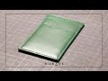 カードケース『ポケット』レザークラフト（フリーパターン）