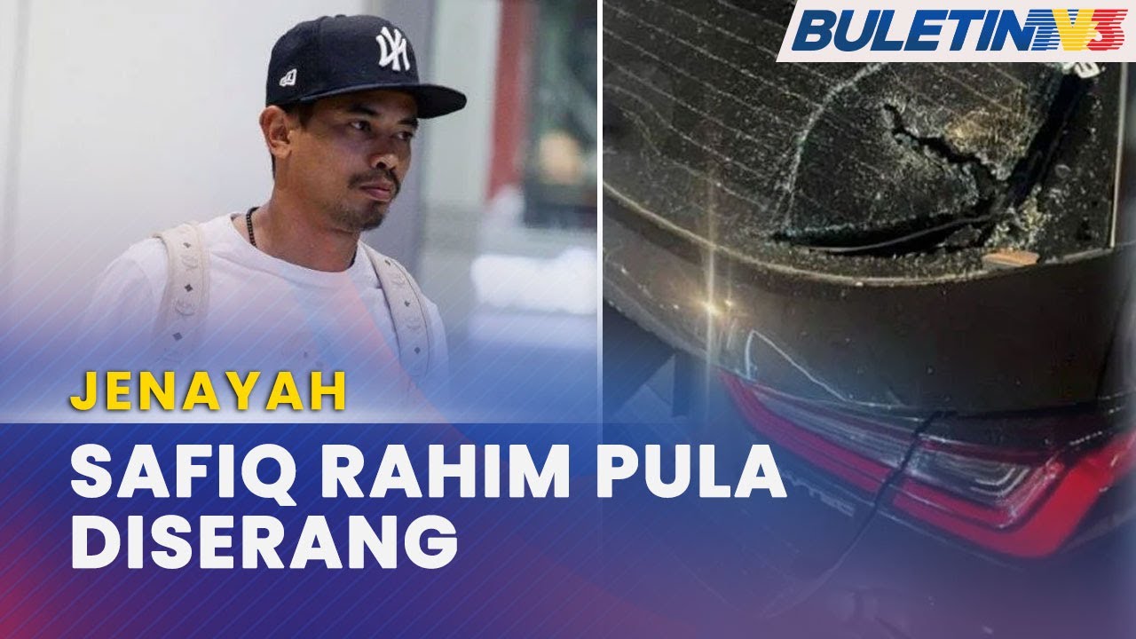 JENAYAH | Kereta Safiq Rahim Diserang Dua Lelaki Bermotosikal