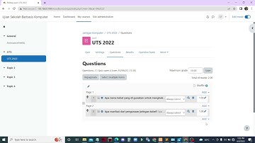 Membuat Computer Based Test (CBT) Berbasis Moodle yang terkonesi jaringan Nirkabel (Intranet)