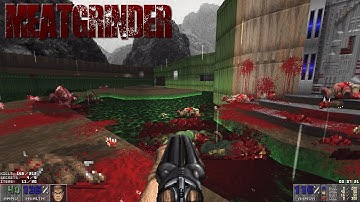 Doom MEATGRINDER [Relighting, Rain] - Phobos Massacre | E1M6: Computer Station | 4K/60