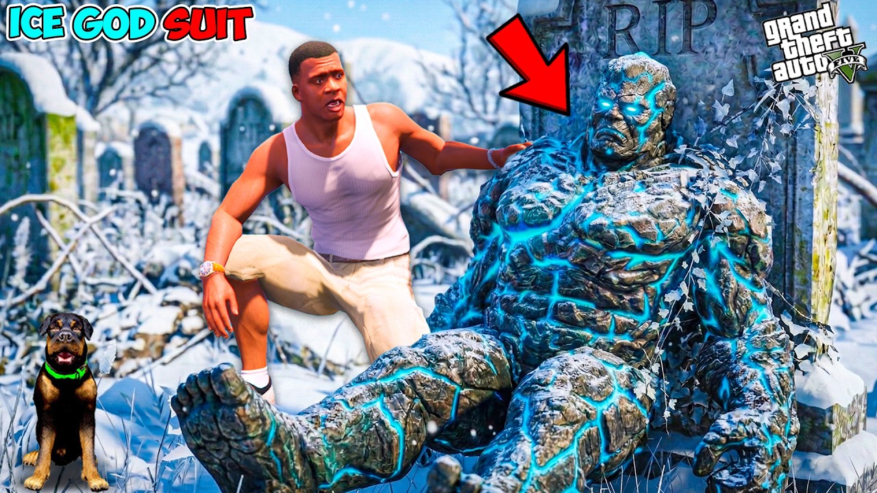 Franklin & Shinchan Restoring An Abandoned Ice God's Suit in GTA 5 !