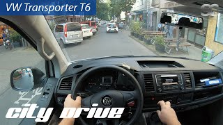 VW Transporter T6 (2019) - City Test Drive POV - YouTube