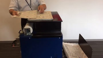 【 RV-8 】Flat wrapping / packing Machine for pile of papers ( books, newspapers, catalogs etc )