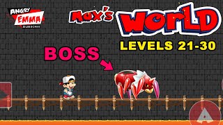 Super Max World Adventure - Levels 21-30 + BOSS screenshot 2