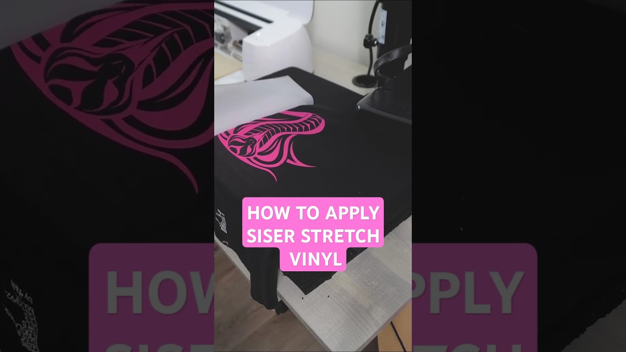 How To Use Siser EasyWeed Stretch HTV With a Heat Press 