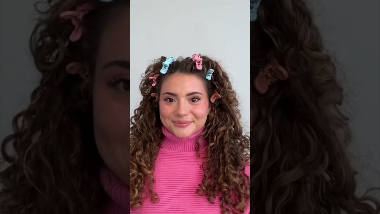 I TRIED USING ALLIGATOR CLIPS + HAIRSPRAY FOR VOLUME ON MY CURLY HAIR