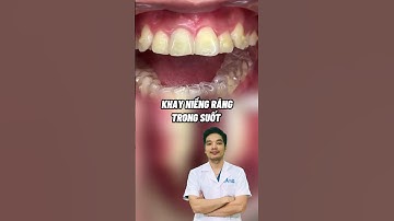 Khay niềng răng trong suốt - niềng răng invis... #nhakhoa #niengrang