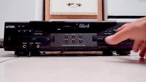 How Work Sound TDK DA-3826 CD Professional 4x Dubbing Digital Audio CD Recorder