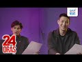 Raheel Bhyria at Kim Ji Soo ng 'Never Say Die' kumasa sa reporter challenge | 24 Oras