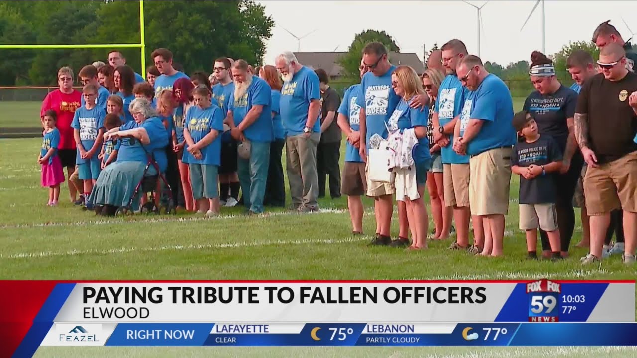 Students raise $4,300 for fallen Elwood police officer Noah Shahnavaz
