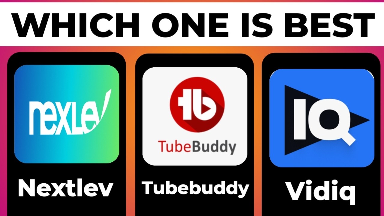 Nexlev vs VidIQ vs TubeBuddy — Best YouTube Growth Tool Compared