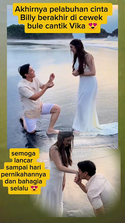 so sweet banget Billy akhirnya melamar Vika di bali😍💓#short#video#