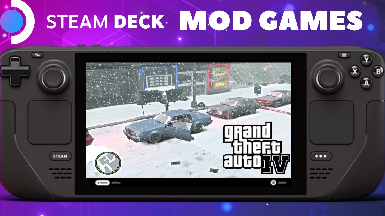 Steam Deck - Mod Games Without Steam Workshop - (Gta Iv) - Snow Mod -  Youtube