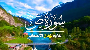 سورة ص | كاملة | تلاوة تهدئ الاعصاب وتريح البال بصوت جميل جدا