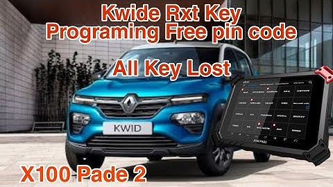 kwide ALL Key Lost /Key Programing/Free pin code$$$X100 padec2/ khasla car key